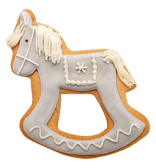 Cookie Schaukelpferd grau